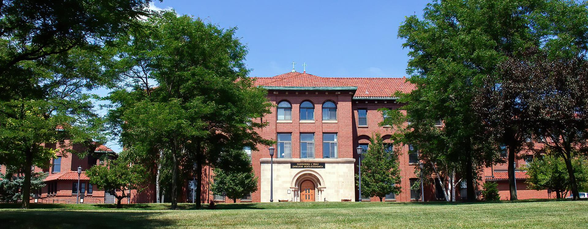 Exterior of Greenfield Building